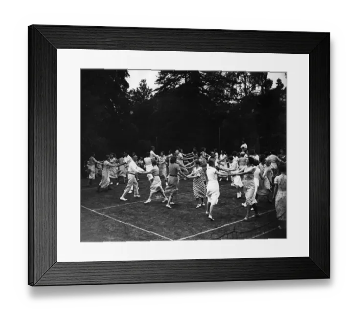 Framed Print : Folk dancing in 1934 - the Folk Song Society had merged with the English Folk Dance Framed Print : Folk dancing in 1934 - the Folk Song Society had merged with the English Folk Dance