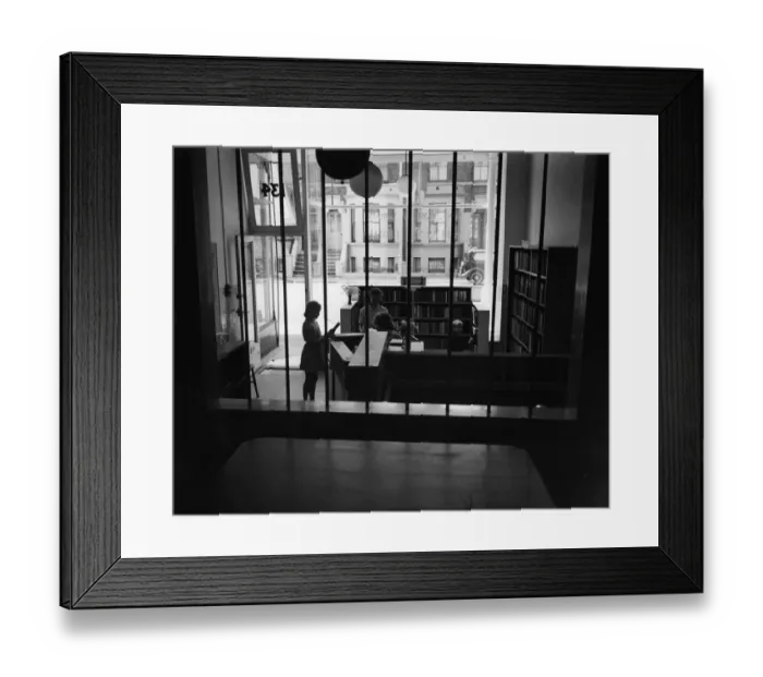 Framed Print : Broadstairs Library in Kent 4th July 1949