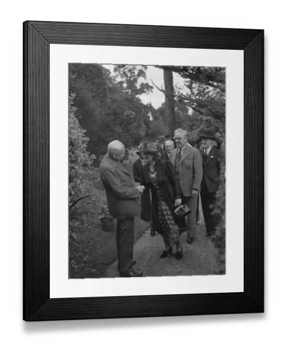 Framed Print : The High Sheriffs Party Col F J F Edlman DSO JP, the High Sheriff for Kent Framed Print : The High Sheriffs Party Col F J F Edlman DSO JP, the High Sheriff for Kent