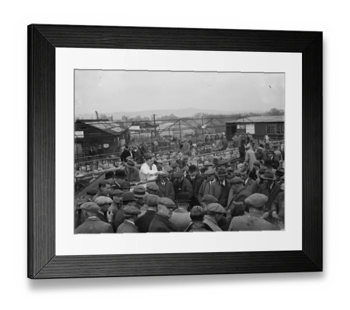 Framed Print : Sevenoaks Market. 1935