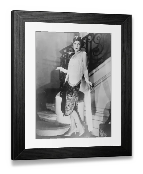 Framed Print : Mannequins romance. Miss J Dibble, a mannequin, who married Mr F Almy, widower Framed Print : Mannequins romance. Miss J Dibble, a mannequin, who married Mr F Almy, widower