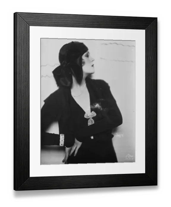 Framed Print : Could not abandon the stage. Mlle Jane Aubert, the leading lady Good News Framed Print : Could not abandon the stage. Mlle Jane Aubert, the leading lady Good News
