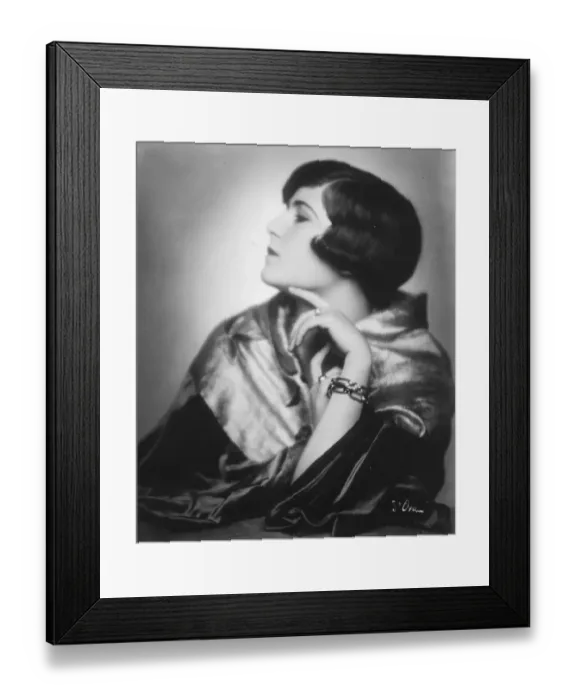 Framed Print : Mlle Lori Loraine, the charming young Austrian actress, now appearing in Sweet Framed Print : Mlle Lori Loraine, the charming young Austrian actress, now appearing in Sweet