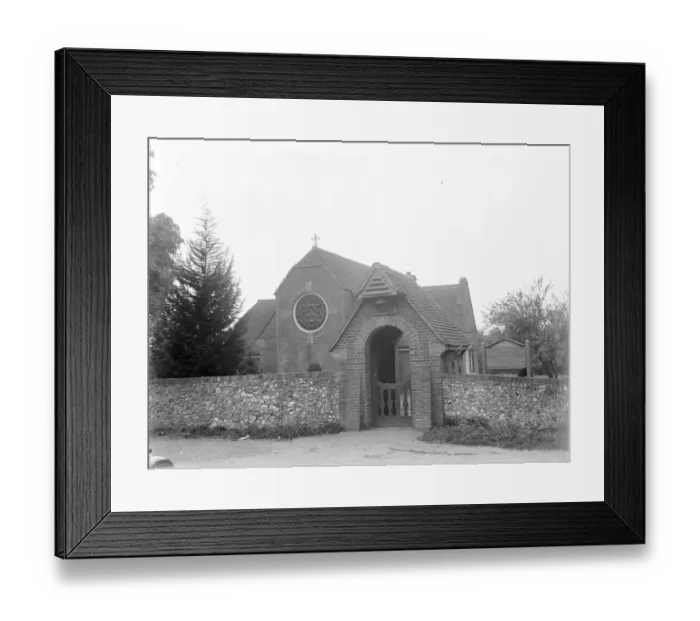 Framed Print : Chapel of the Holy Innocents, Fairseat, Stansted, Kent. 1936
