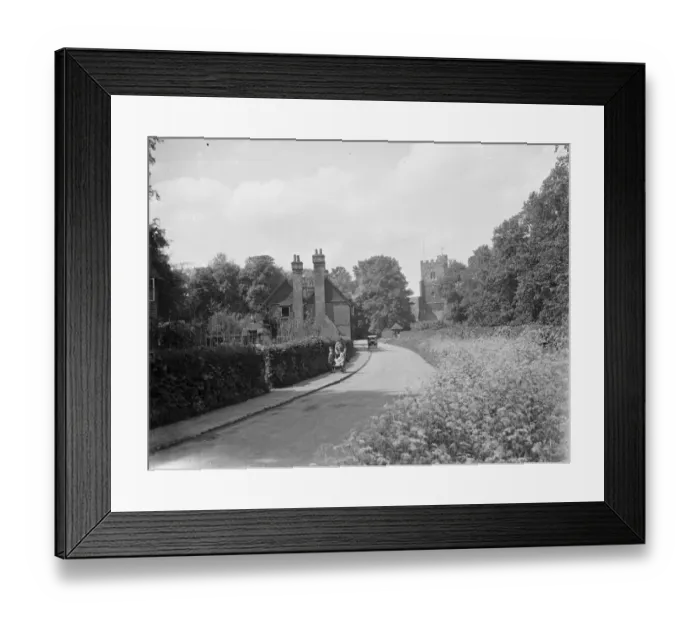 Framed Print : Village of Chevening, Sevenoaks. 25 May 1937 Framed Print : Village of Chevening, Sevenoaks. 25 May 1937