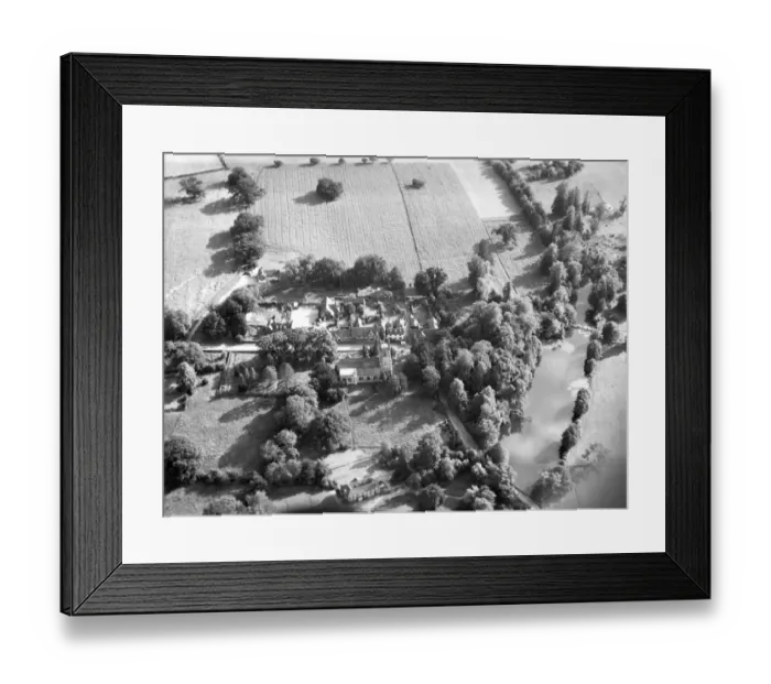 Framed Print : Aerial view of Chiddingstone Castle, Hever, Kent, England 15 September 1962 Framed Print : Aerial view of Chiddingstone Castle, Hever, Kent, England 15 September 1962