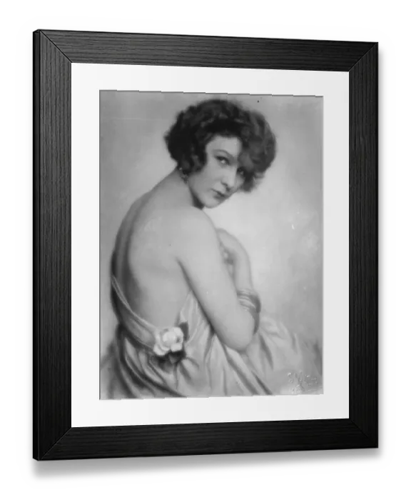 Framed Print : Mlle Yvette, famous dancer and well - known in Paris and Viennese society. 24 Framed Print : Mlle Yvette, famous dancer and well - known in Paris and Viennese society. 24