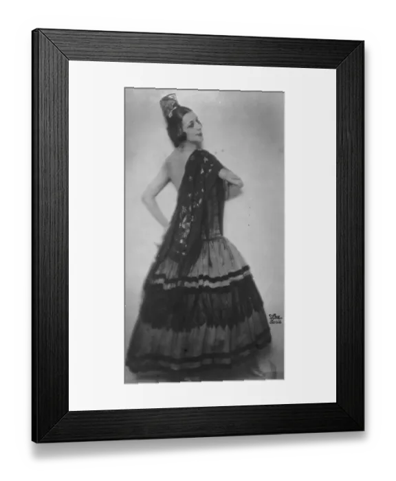 Framed Print : La Argentina, Spains greatest dancer. 4 June 1927