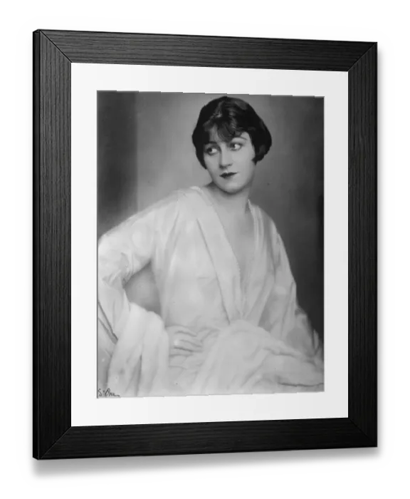 Framed Print : Most Cosmopolitan girl in the world Miss Rita George, probably the most popular Framed Print : Most Cosmopolitan girl in the world Miss Rita George, probably the most popular