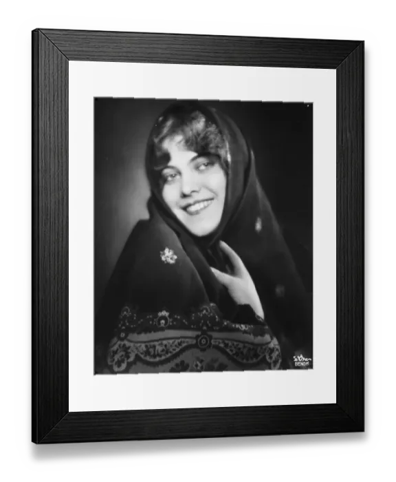 Framed Print : A Lancashire Lass. From Vienna. Miss Ruth Nielson, the famous Austrian Movie star Framed Print : A Lancashire Lass. From Vienna. Miss Ruth Nielson, the famous Austrian Movie star