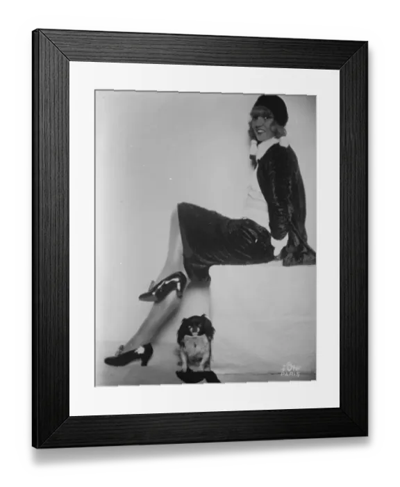 Framed Print : Not loved by French artistes. Miss Bessie Love, the latest American dancer to Framed Print : Not loved by French artistes. Miss Bessie Love, the latest American dancer to