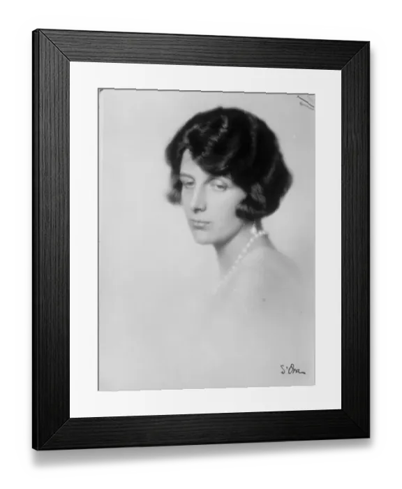 Framed Print : Princess of Furstenberg. The Princess was before her marriage, the Countess Francoise Framed Print : Princess of Furstenberg. The Princess was before her marriage, the Countess Francoise