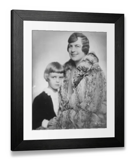Framed Print : Countess Beroldingen. Viennese Society sportswoman. 16 July 1927 Framed Print : Countess Beroldingen. Viennese Society sportswoman. 16 July 1927