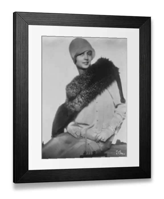 Framed Print : Senora Martinez De Hoz, wife of the well known Argentine owner, who gained his Framed Print : Senora Martinez De Hoz, wife of the well known Argentine owner, who gained his