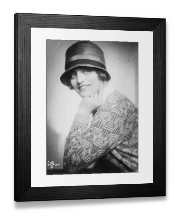 Framed Print : Champion woman steeplechase rider. Frau Schmidt Melius, who a few days ago at Erfurt