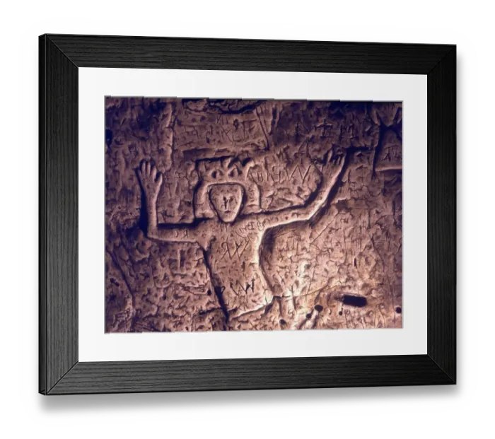 Framed Print : THE ROYSTON CAVE Templar cave at Royston, Hertfordshire, possibly used by the Knights Framed Print : THE ROYSTON CAVE Templar cave at Royston, Hertfordshire, possibly used by the Knights