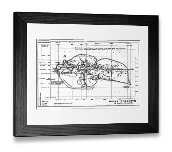 Framed Print : NOSTRADAMUS - CLIMATA Nostradamus frequently made references to places by way of