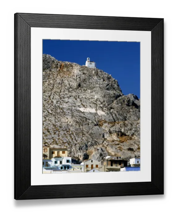 Framed Print : Greek island - Pothia - capital of Kalymnos 2006 Charles Walker / TopFoto Framed Print : Greek island - Pothia - capital of Kalymnos 2006 Charles Walker / TopFoto