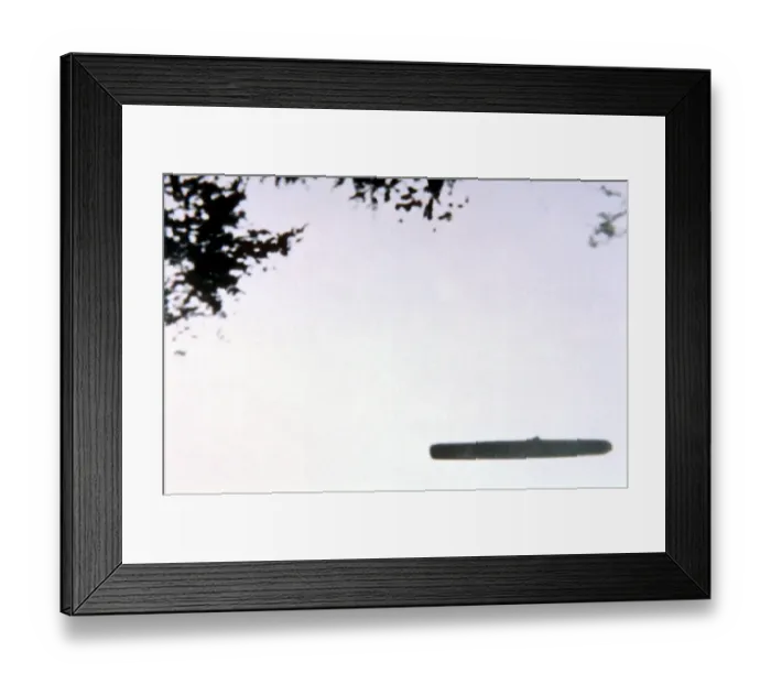 Framed Print : UFO. Photograph taken at Comberland, Rhode Island on 3rd Juuly, 1967 by Joseph Ferriere Framed Print : UFO. Photograph taken at Comberland, Rhode Island on 3rd Juuly, 1967 by Joseph Ferriere
