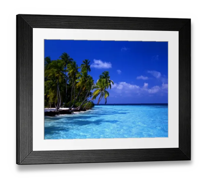 Framed Print : T4. 10 Maldives. Little Bandos island Framed Print : T4. 10 Maldives. Little Bandos island