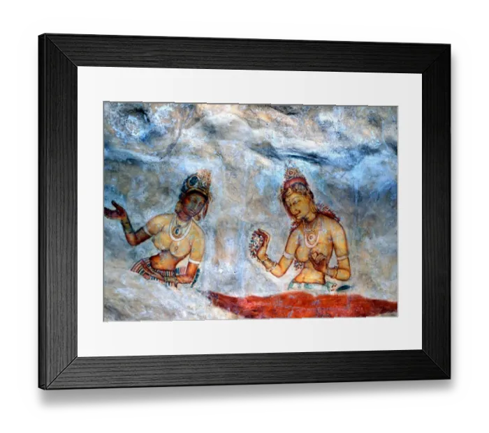 Framed Print : CAVE PAINTINGS Paintings of maidens (cloud maidens, or lightening princesses) Framed Print : CAVE PAINTINGS Paintings of maidens (cloud maidens, or lightening princesses)