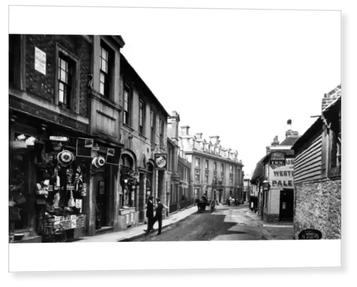 Print : London Road, Sevenoaks, Kent, England. 1897 Print : London Road, Sevenoaks, Kent, England. 1897