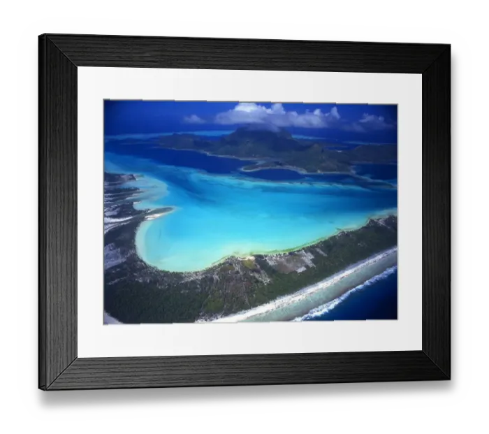 Framed Print : Polynesia Bora Bora
