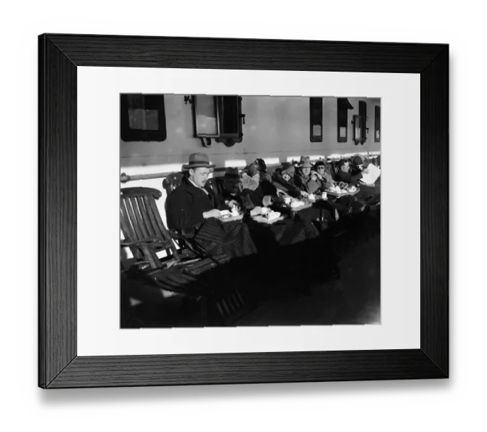 Framed Print : Passengers enjoy some tea on deck aboard the ocean liner, RMS Adriatic of the White Framed Print : Passengers enjoy some tea on deck aboard the ocean liner, RMS Adriatic of the White