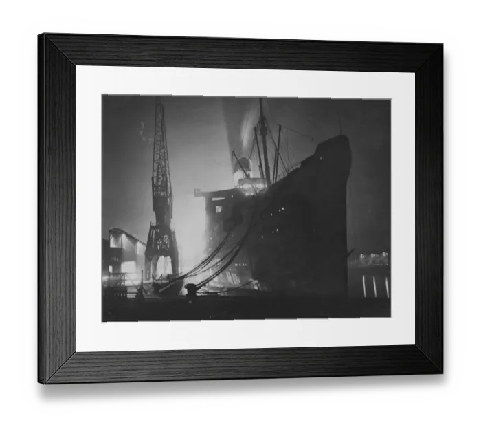 Framed Print : Extraordinary fire precautions are being observed at Southampton following the fire Framed Print : Extraordinary fire precautions are being observed at Southampton following the fire
