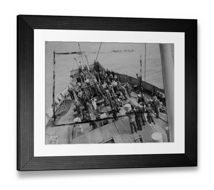Framed Print : The 263 mile pipelines of the scheme known as Pluto, which carried petrol and oil Framed Print : The 263 mile pipelines of the scheme known as Pluto, which carried petrol and oil