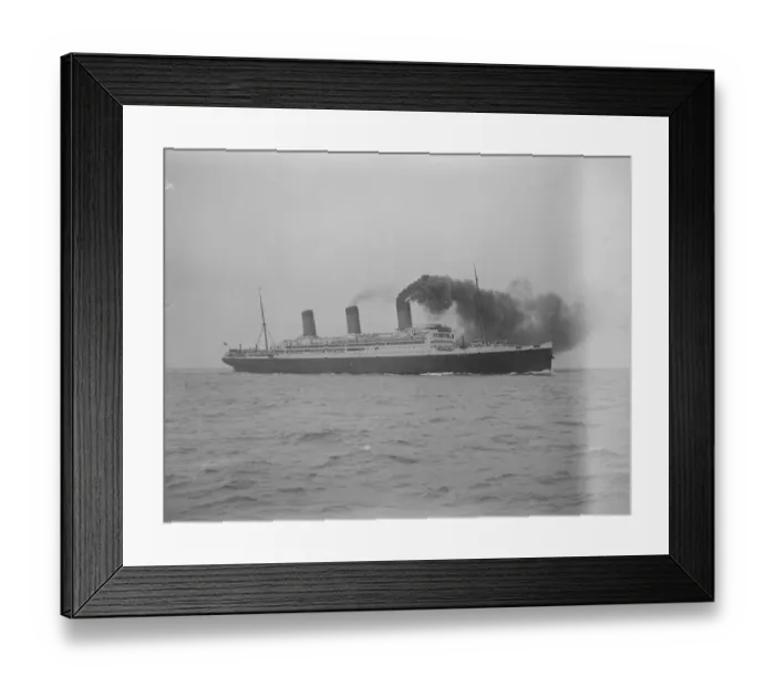 Framed Print : Worlds largest ship arrives at Southampton The new White Star Liner RMS Majestic Framed Print : Worlds largest ship arrives at Southampton The new White Star Liner RMS Majestic