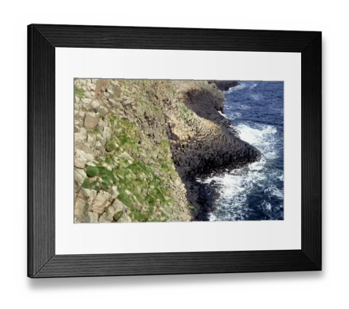 Framed Print : Staffa Scotland The Basaltic pavements of the island of Staffa Framed Print : Staffa Scotland The Basaltic pavements of the island of Staffa
