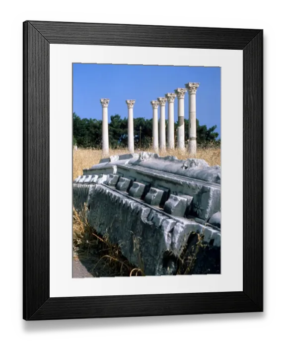 Framed Print : GREEK MEDICINE. The Asklepeion, perhaps the oldest surviving hospital (orignal Greek