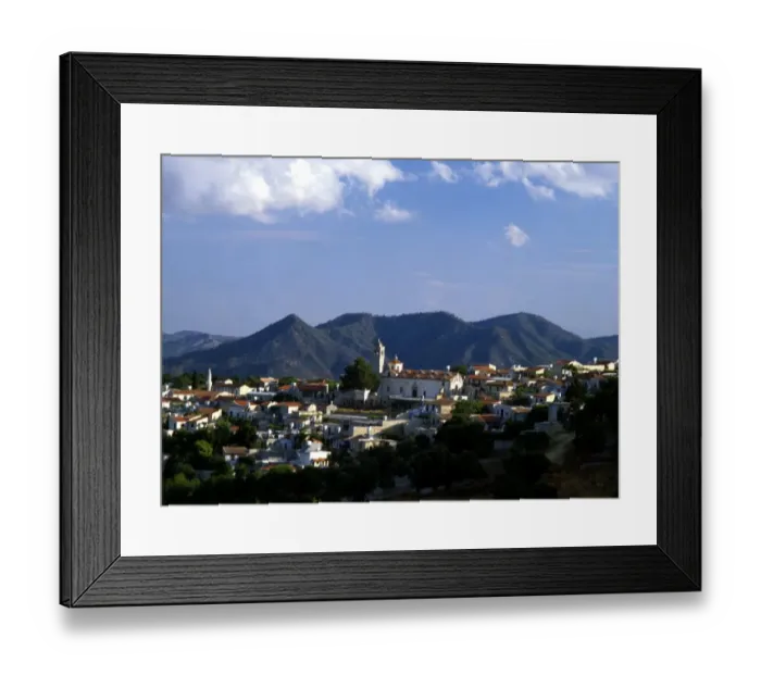 Framed Print : Cyprus. View of Lefkara Framed Print : Cyprus. View of Lefkara
