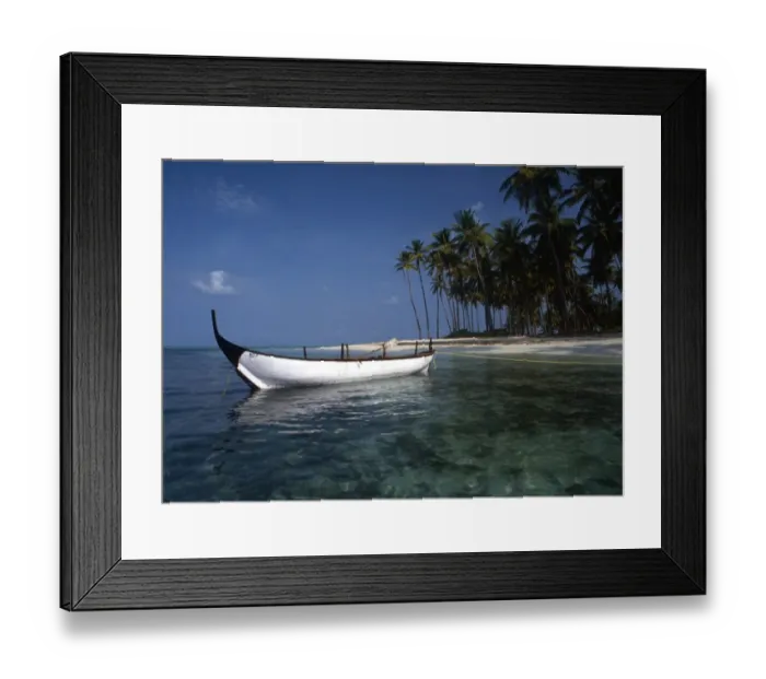 Framed Print : India - Laccadives (Lakshadweep) A beautiful atoll island of the Laccadives (the Framed Print : India - Laccadives (Lakshadweep) A beautiful atoll island of the Laccadives (the