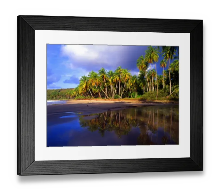 Framed Print : T4. 041 West Indies. Grenada. La Sagesse beach. La Sagesse Beach is found