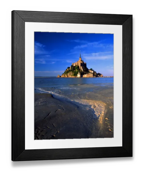 Framed Print : FRANCE - MONT SAINT MICHEL is a rocky tidal island in Normandy Framed Print : FRANCE - MONT SAINT MICHEL is a rocky tidal island in Normandy