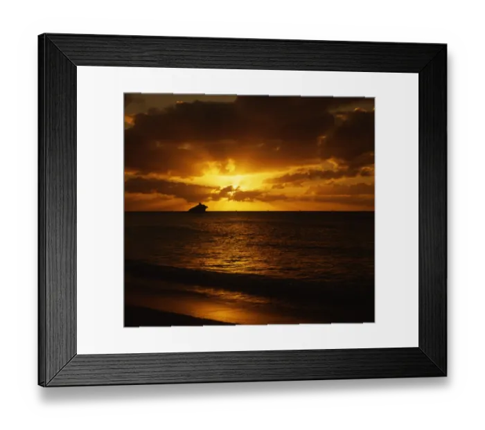 Framed Print : The Hawksbill Rock, Antigua [West Indies]