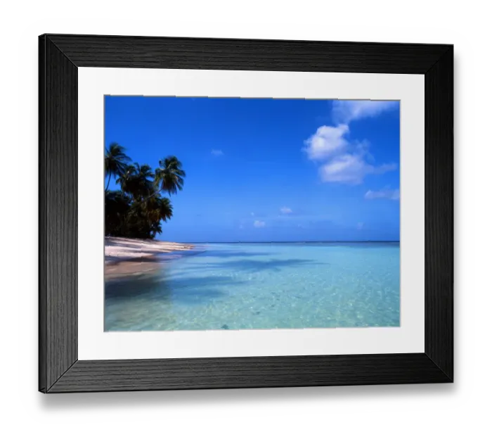 Framed Print : Tropical Islands. West Indies. Tobago. West Coast Beach