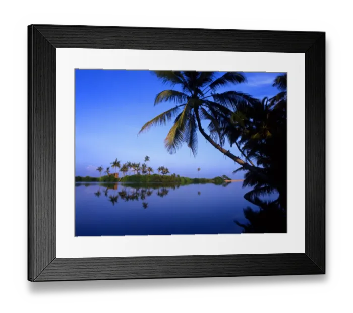 Framed Print : Salt Water Lake at Kuskoda, with beach over headland Framed Print : Salt Water Lake at Kuskoda, with beach over headland