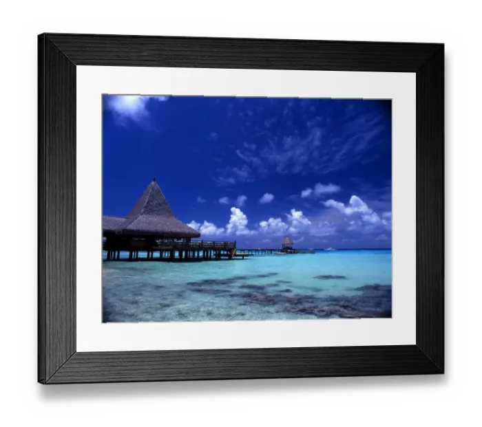 Framed Print : T31. Polynesia. Rangiroa