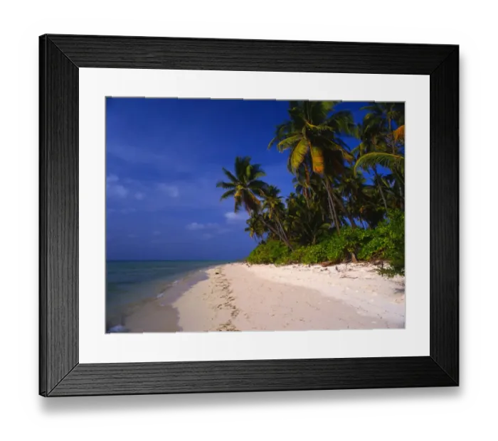 Framed Print : Little Bandos - one of the many islands of the Maldives