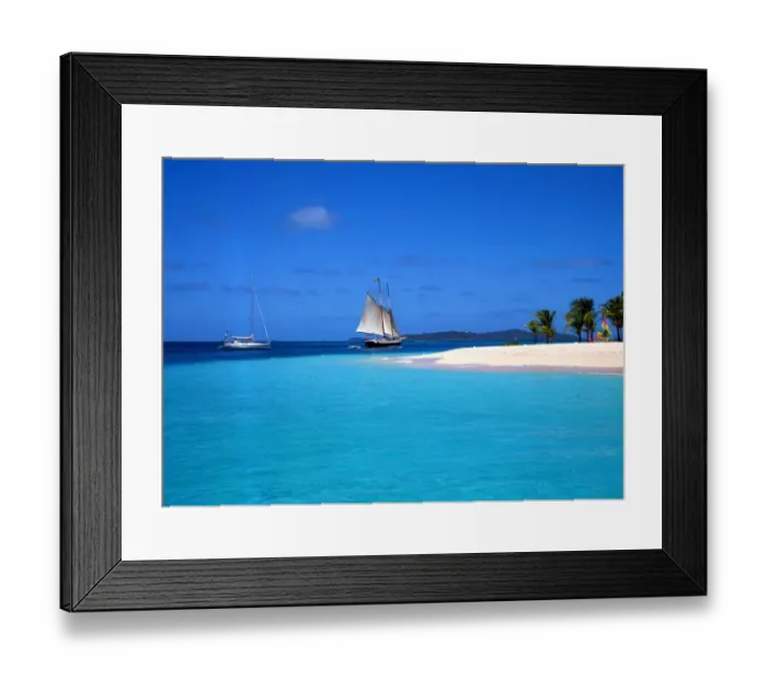 Framed Print : West Indies. Grenadines Palm Island Framed Print : West Indies. Grenadines Palm Island