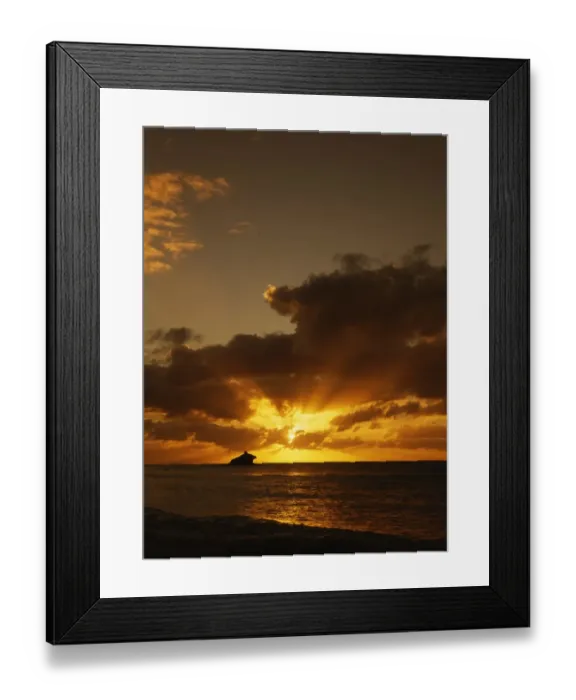 Framed Print : T4. 08. West Indies. Antigua. The Hawskbill rock Framed Print : T4. 08. West Indies. Antigua. The Hawskbill rock