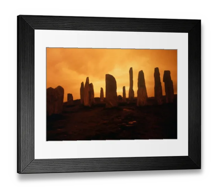 Framed Print : Stone circles - Callanish. The stone circle at Callanish, on the island of Lewis