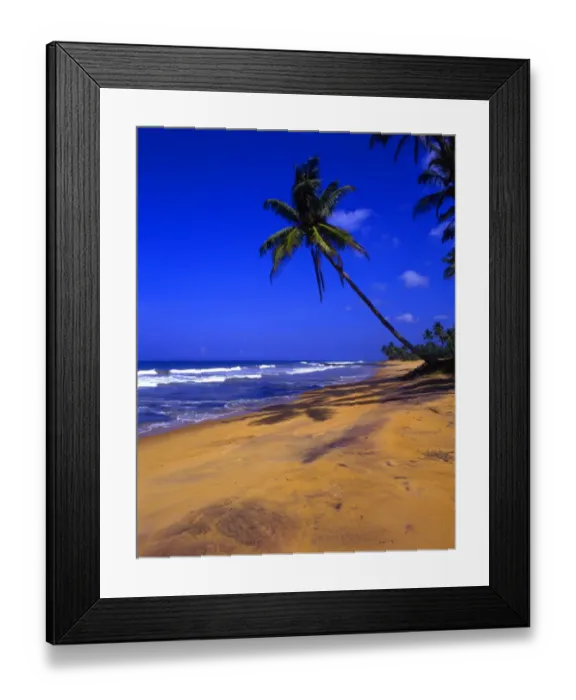 Framed Print : Beach north of Galle, Sri Lanka Framed Print : Beach north of Galle, Sri Lanka