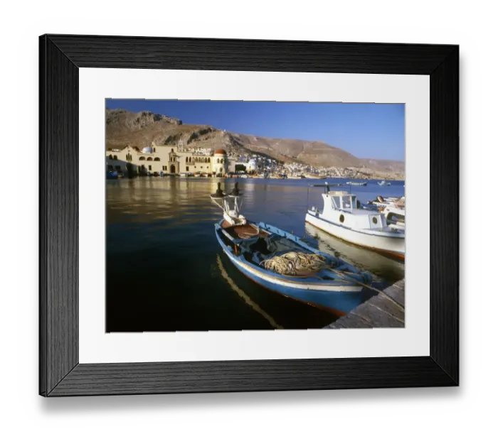 Framed Print : Greek island - Pothia - capital of Kalymnos 2006 Charles Walker / TopFoto Framed Print : Greek island - Pothia - capital of Kalymnos 2006 Charles Walker / TopFoto