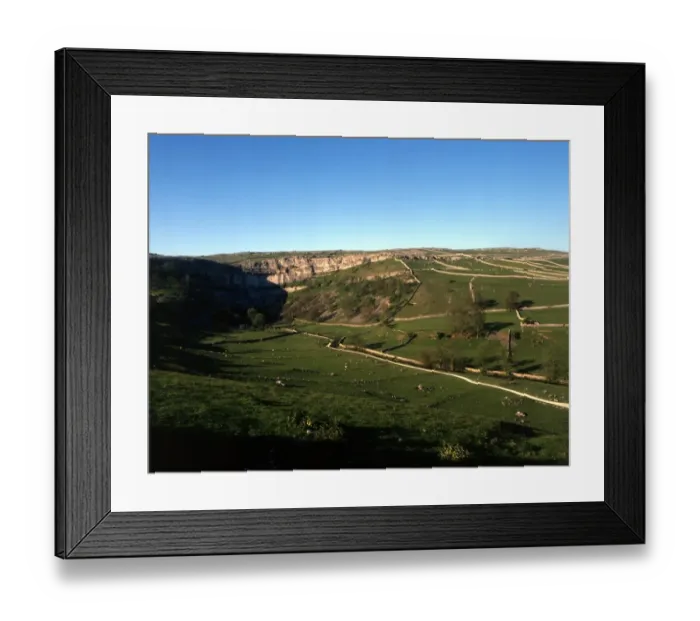 Framed Print : 152. Gordale Scar, Yorkshire, England Framed Print : 152. Gordale Scar, Yorkshire, England