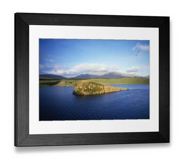 Framed Print : STRANGE PHENOMENA The so-called floating island in Lynn Dywarchen, Wales. From Framed Print : STRANGE PHENOMENA The so-called floating island in Lynn Dywarchen, Wales. From