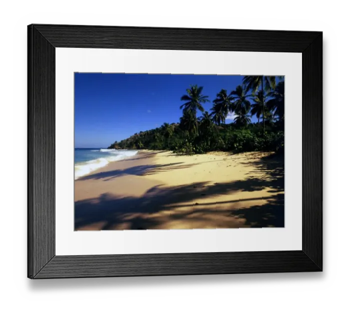 Framed Print : West indies Antigua Galley Bay Framed Print : West indies Antigua Galley Bay